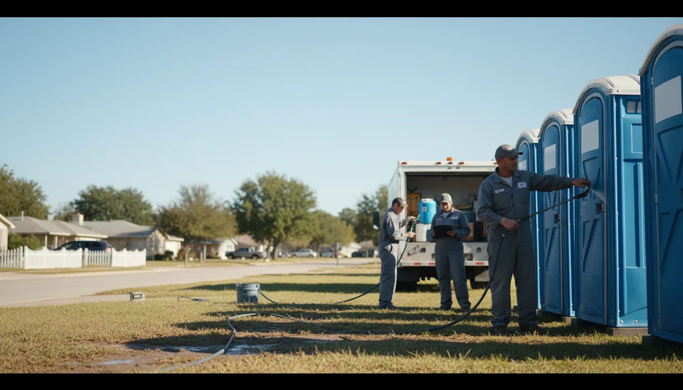 Long-Term Portable Toilet Rental in Clear Lake, IA near me